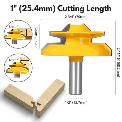 MiterMaster™ 45° Lock Miter Router Bit - 1/2" Shank