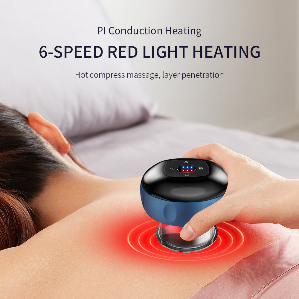 Smart Anti-Cellulite Cup Massager w/ Red LED Light Therapy