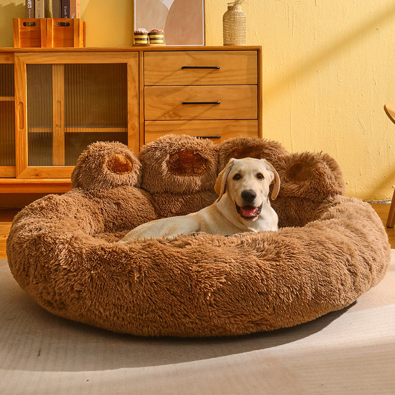Cuna JumboPaw: acogedora cama para mascotas para aliviar el estrés