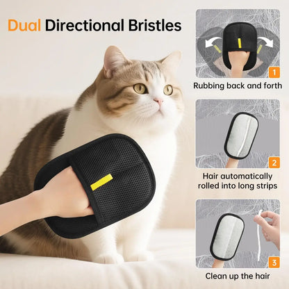 (Free Today) FurZap™ PRO: Electrostatic Pet Hair Remover Glove