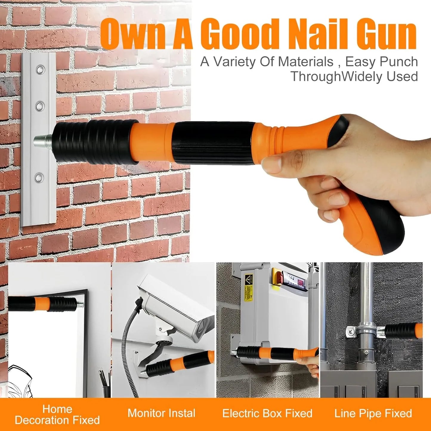 SilentNail™: The Ultimate Woodworking & Decoration Integrated Air Nailer