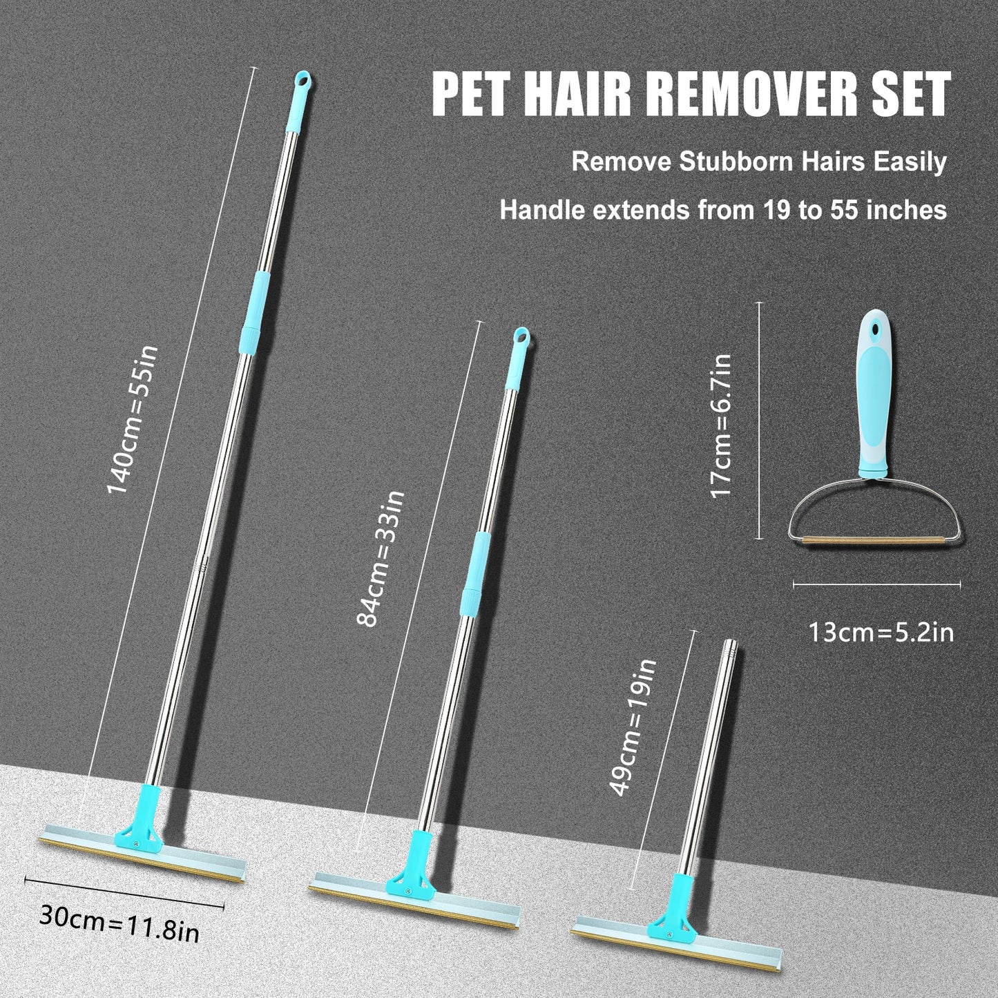 Pet Hair Scraper For Rugs & Carpets