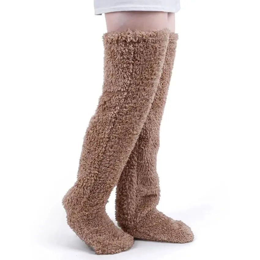 Warmiez™: The Fuzzy Long Socks You'll Refuse To Take Off