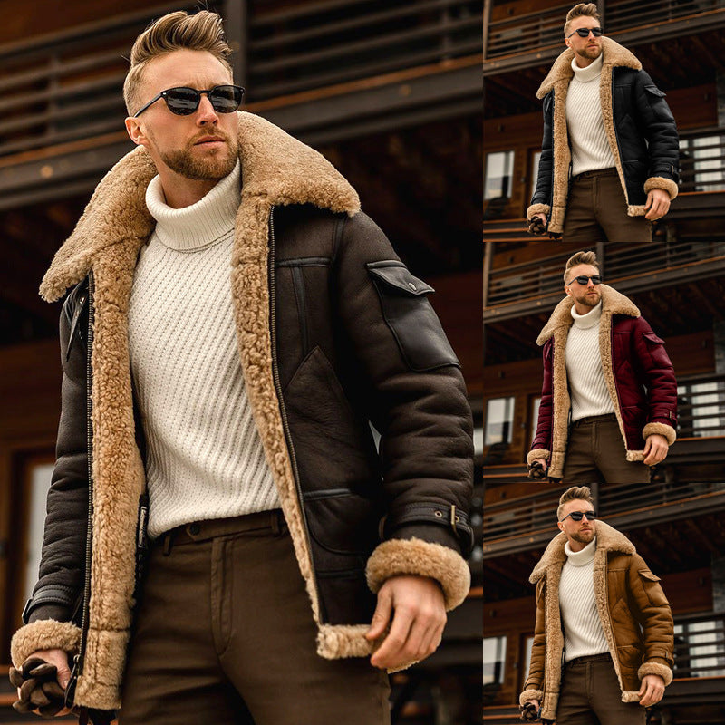 Artic Voyager Shearling Jacket For Men