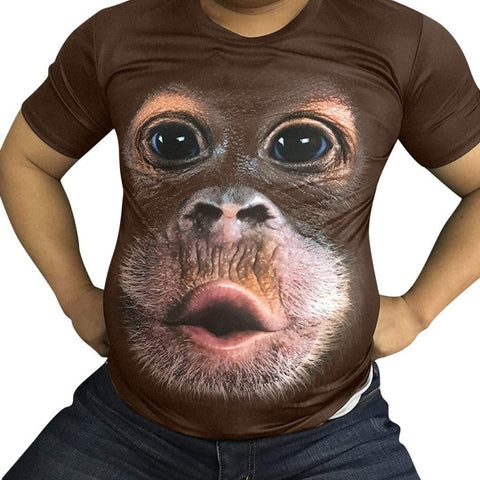 [Aktion am letzten Tag, 50 % Rabatt] MonoLoco™ Breathing Monkey T-Shirt