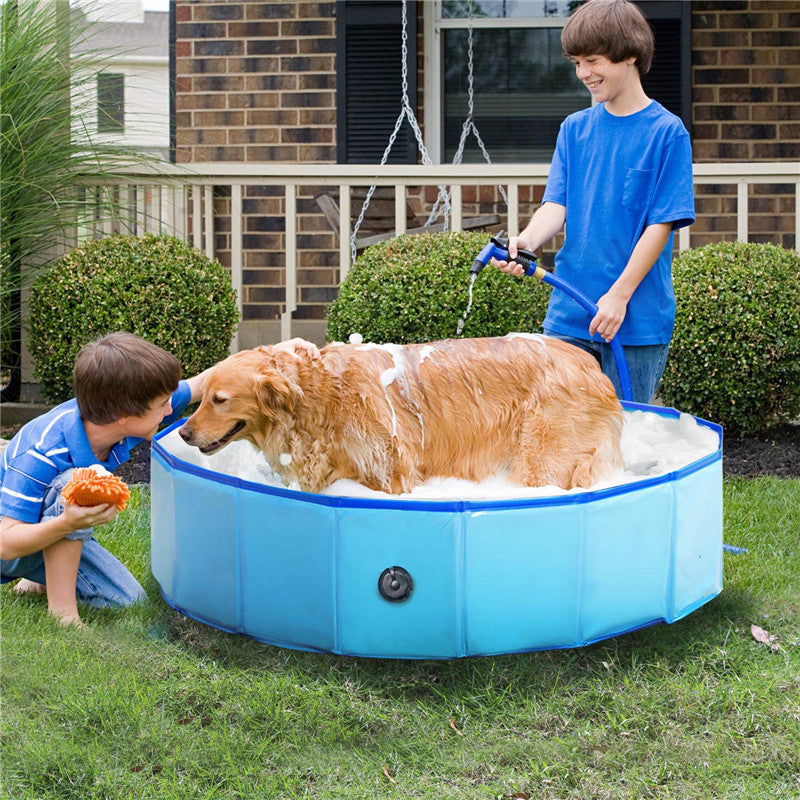 Outdoor Foldable Swimming Pool for kids and pets portable bath