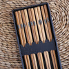 Laden Sie das Bild in den Galerie-Viewer, Hochwertige japanische Bambus-Essstäbchen (4 Paar)
