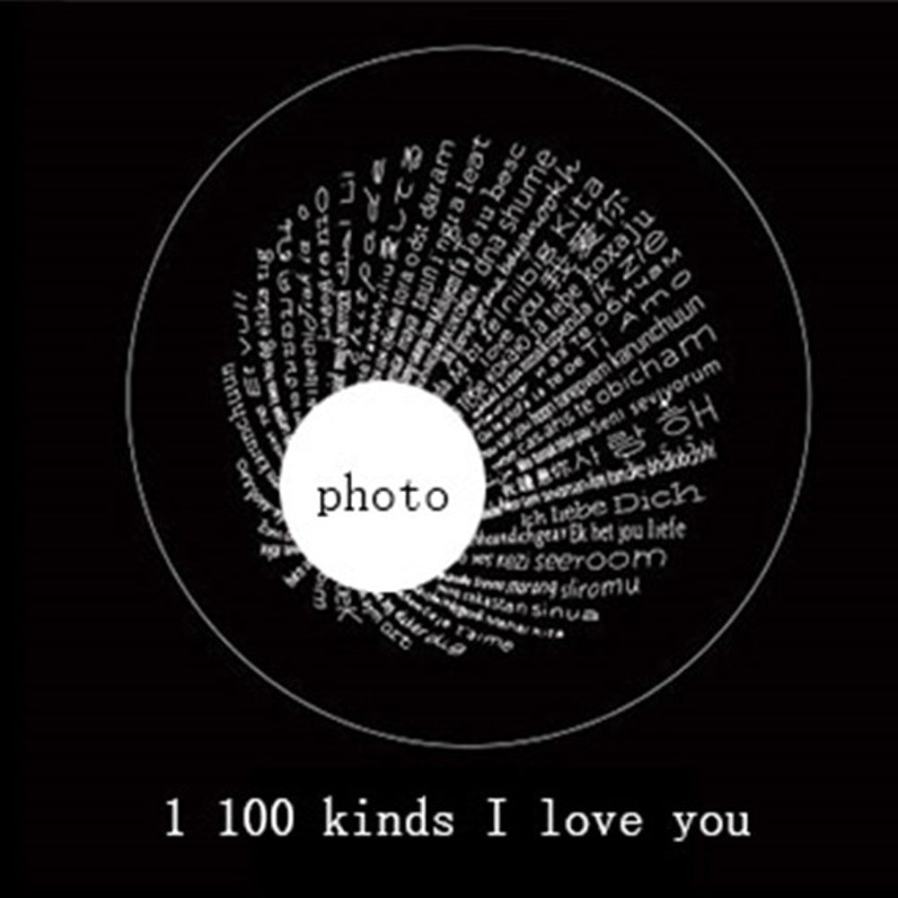 Collar de proyección personalizado: 100 maneras de decir te amo