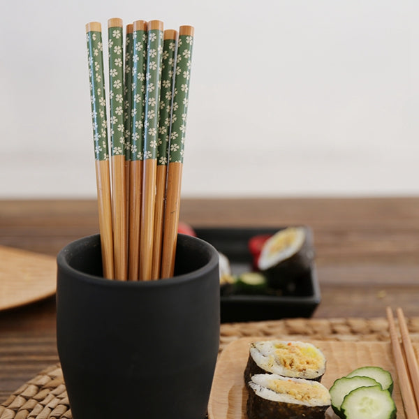 [Oferta exclusiva] Palillos de bambú japoneses premium (4 pares)