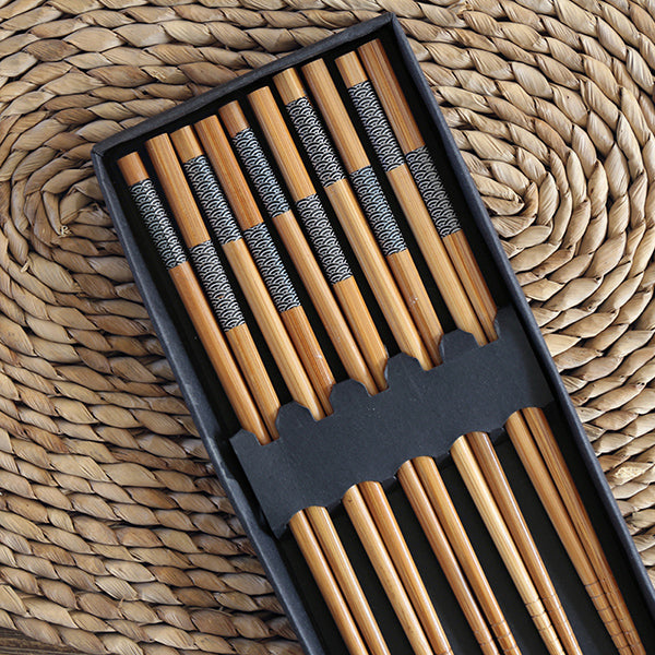Premium Japanese Bamboo Chopsticks (4 Pair)