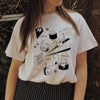 Laden Sie das Bild in den Galerie-Viewer, Japanisches Cat-Ushi-T-Shirt