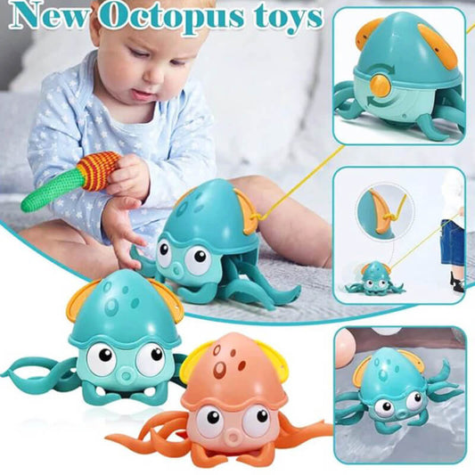 OctoPlay™: Interactive Bath Toy | Crawling Octopus for Developmental Fun