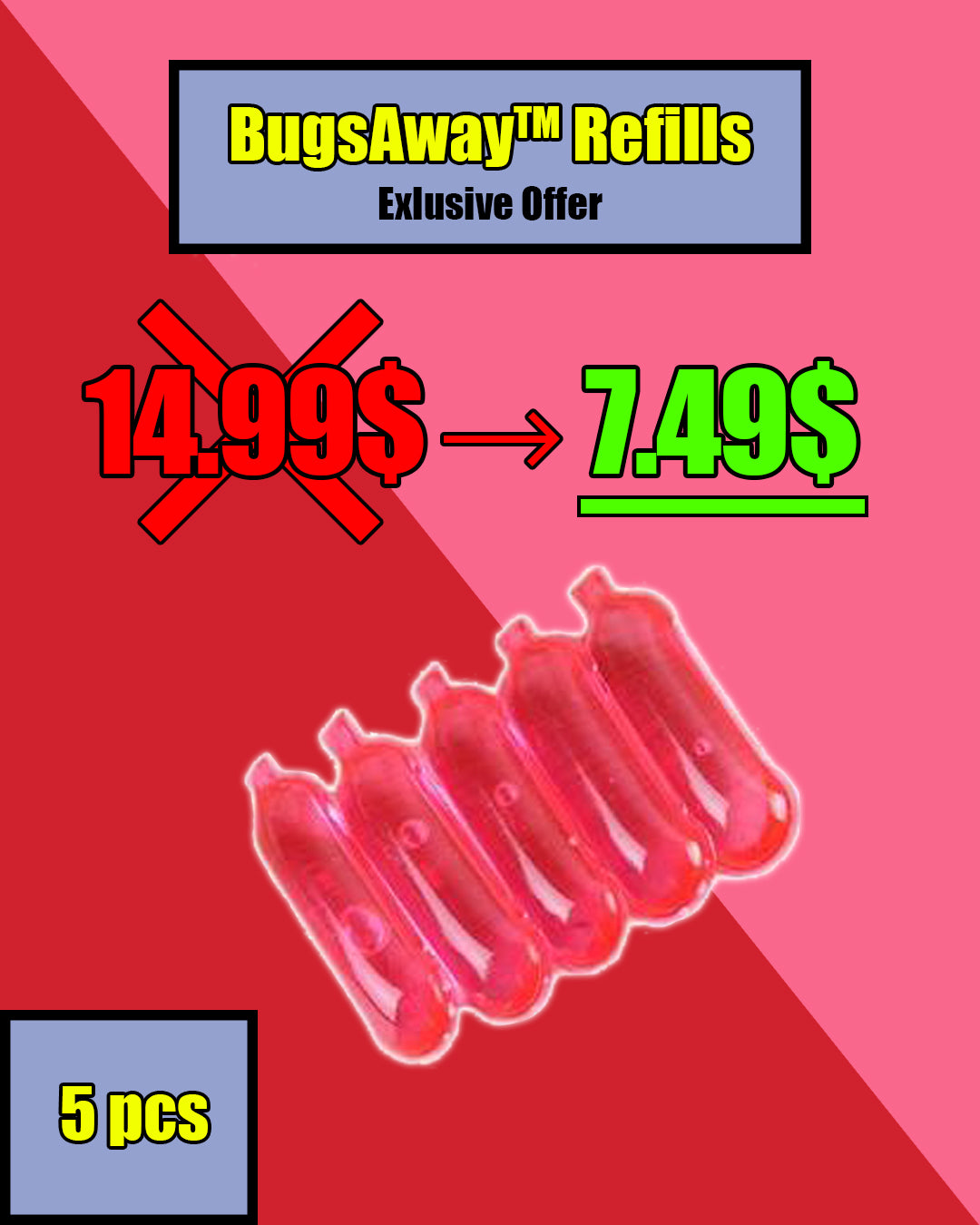 [Exklusives Angebot] BugsAway™ Kapsel (5 Stück)