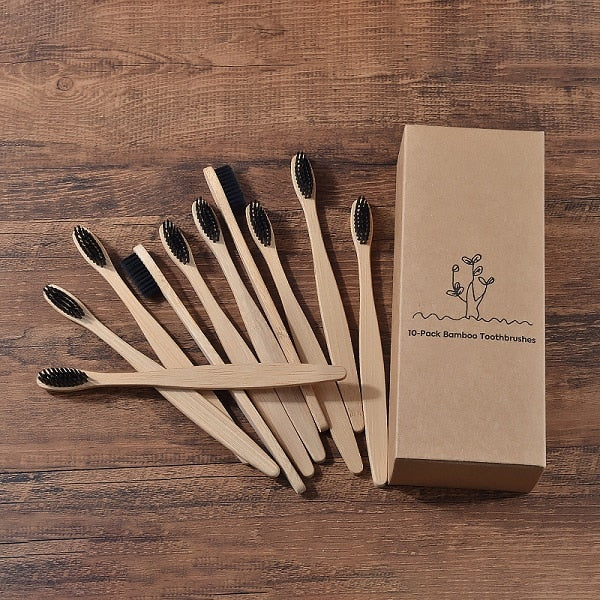 Natural Bamboo Toothbrush - Atienzza